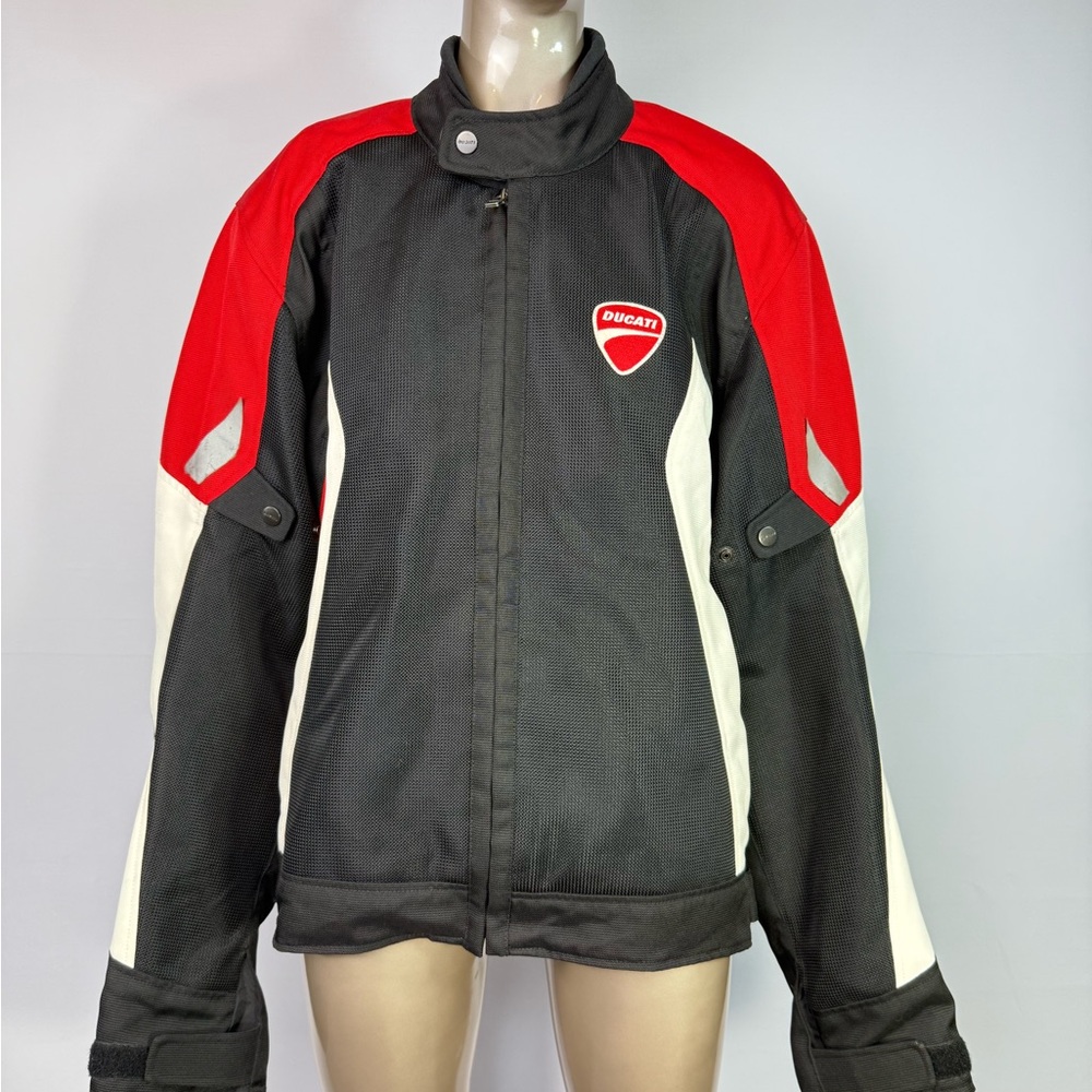 Ducati Red and Black Motorcycle Jacket